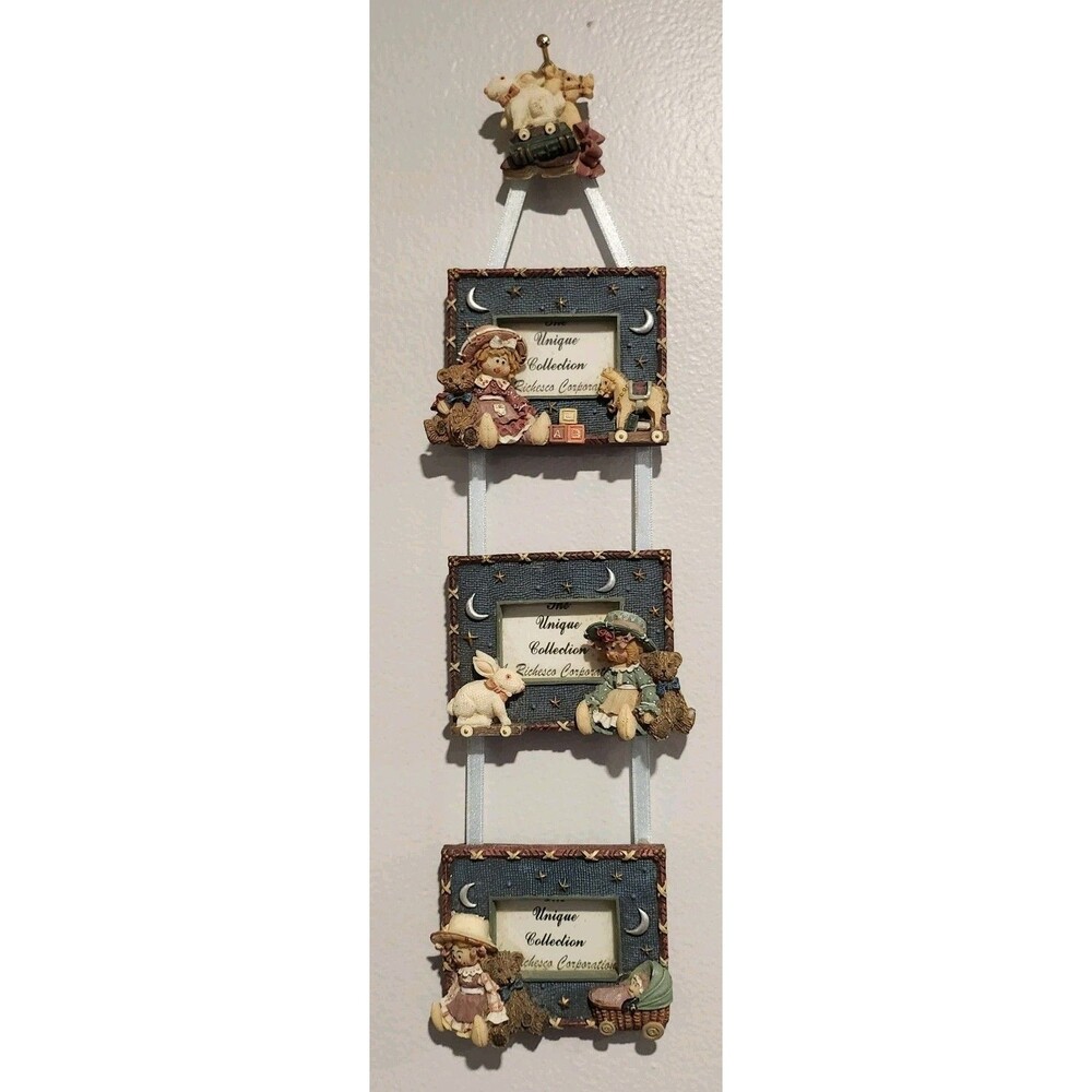 Vtg A. Richesco Corp Cottagecore Hanging Picture Frames The Unique Collection